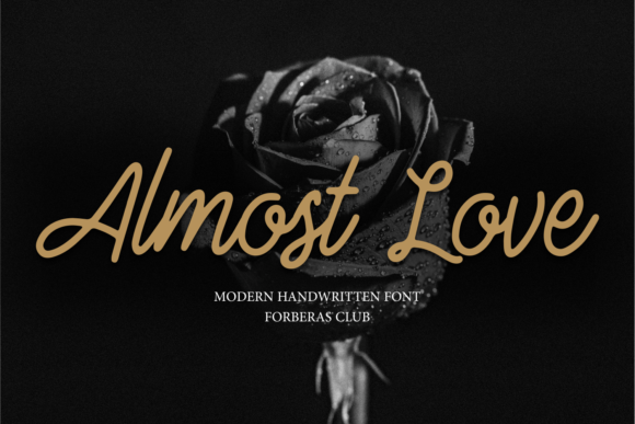 Almost Love: A Charming Script Font for Web Design