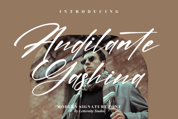 Andilante Gashina: A Romantic Calligraphy Font for Crafters