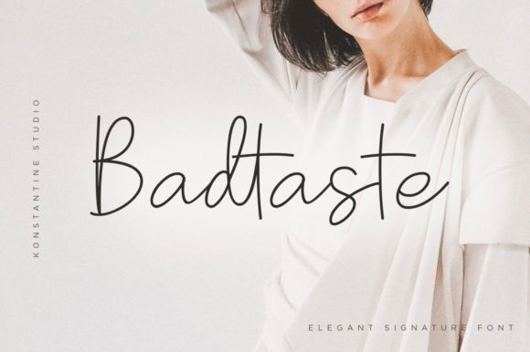 Badtaste: A Graceful Script Font for Elegant Branding