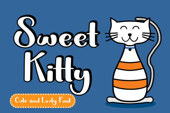 Bring Charm to Your Creations with Sweet Kitty Font