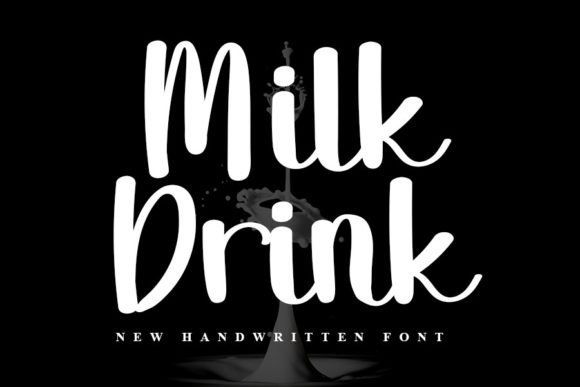 Bring Elegance to Your Handmade Creations with Milk Drink Font