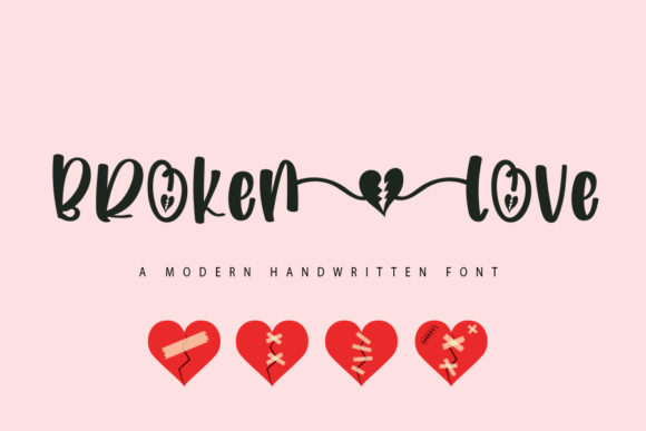Brokenlove: A Charming Script Font for Creative Campaigns