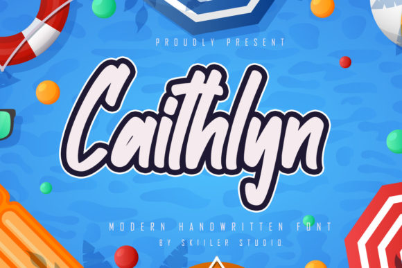 Caithlyn: A Charming Script Font for Creative Branding