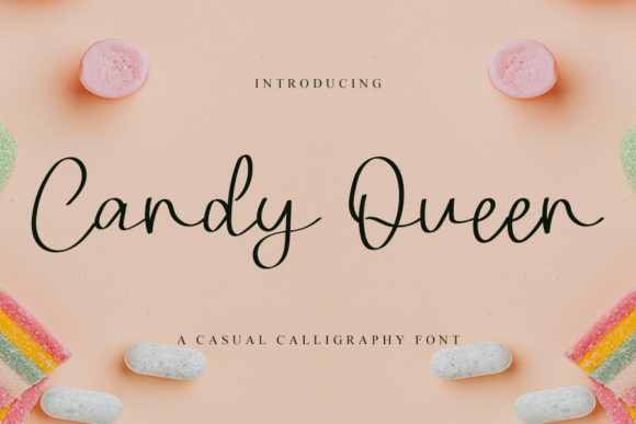 Candy Queen: A Delicate Script Font for Elegant Web Design