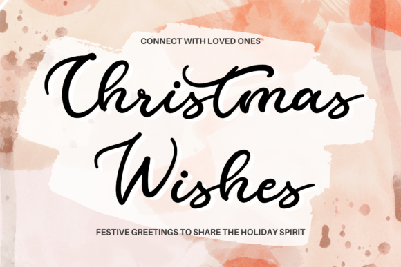 Christmas Wishes: A Premium Script Font for Elegant Web Design