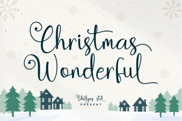Christmas Wonderful: A Charming Font for Creative Makers