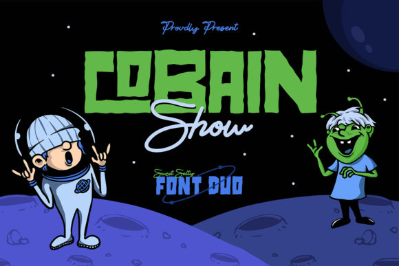 Cobain Show: A Versatile Font for Creative Craft Projects