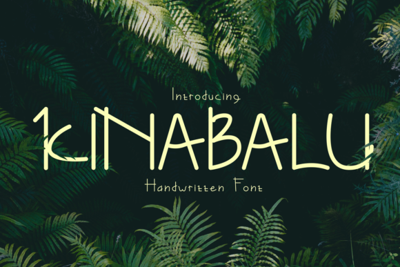 Discover Kinabalu: A Handwritten Font for Crafters