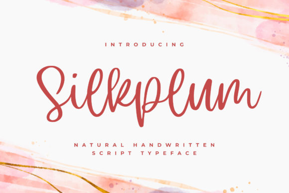 Discover Silkplum: A Charming Script Font for Editorial Design