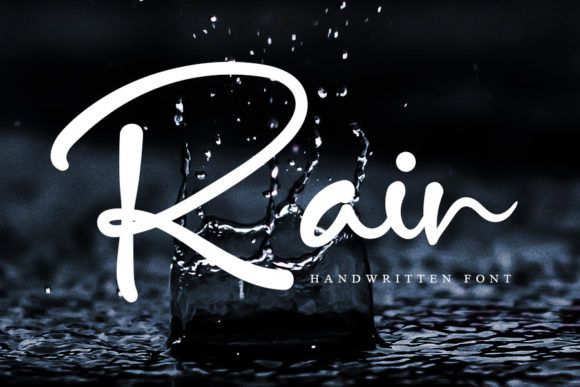 Discover the Elegance of Rain: A Refined Script Font