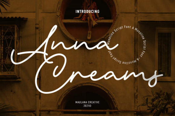 Enhance Your Brand with Anna Creams Font