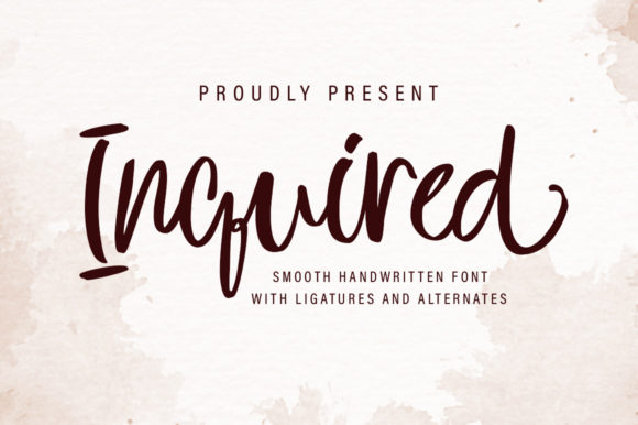 Enhance Your Campaigns with Inquired Handwritten Font
