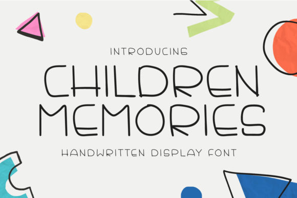 Enhancing Web Design with Children Memories Font