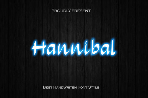 Hannibal: A Versatile Handwritten Font for Engaging Visuals