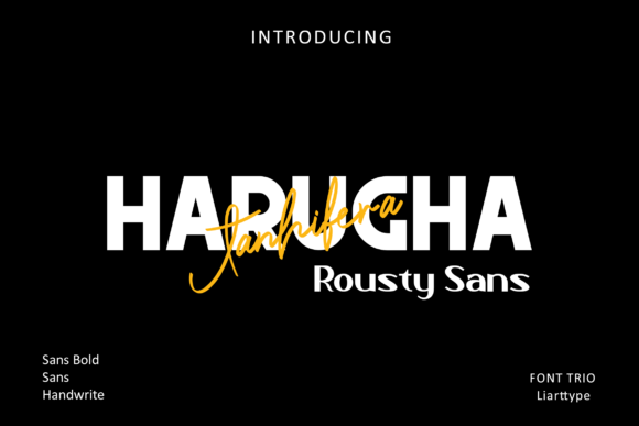 Harugha Jhanifera: A Duo Font for Editorial Elegance