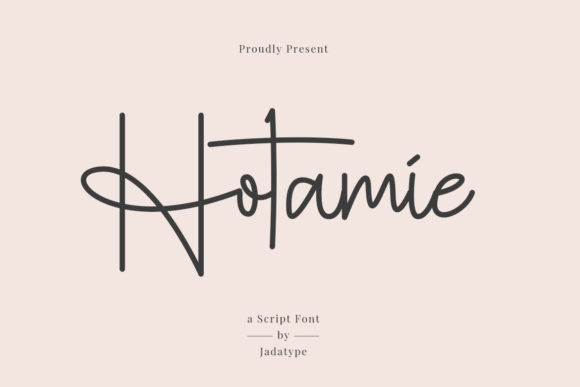 Hotamie: Elevate Your Brand with This Elegant Handwritten Font