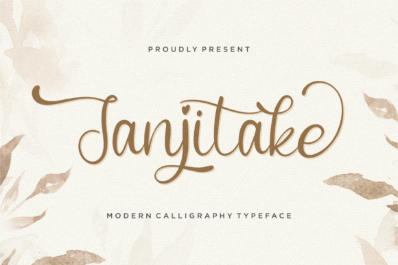 Janjitake: A Graceful Script Font for Elegant Publications