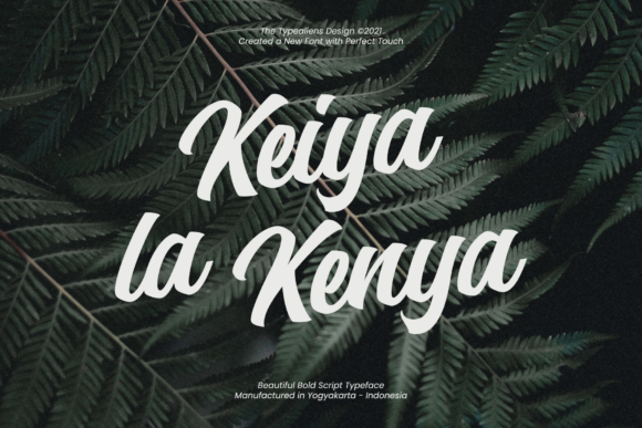 Keiya La Kenya: A Bold Handwritten Font for Editorial Design