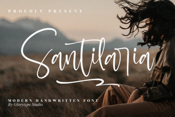 Santilaria: A Handwritten Font for Elegant Web Design
