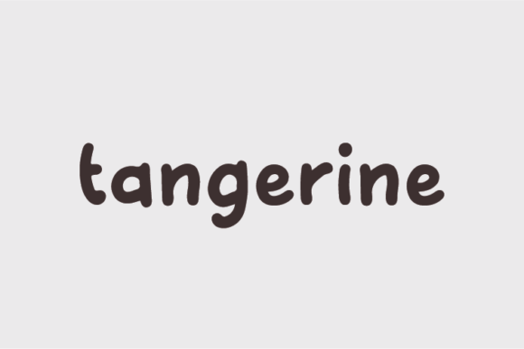 Tangerine: A Charming Handwritten Font for Crafters