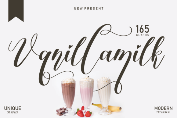 Vanilla Milk: A Modern Typeface for Creative Web Design