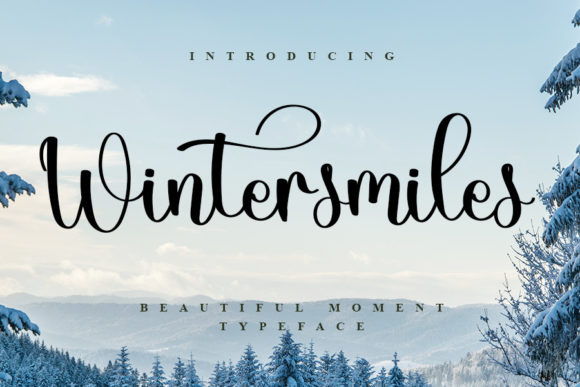 Wintersmiles: A Graceful Script Font for Elegant Branding